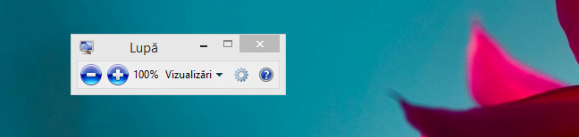 Windows, Lupa, Magnifier