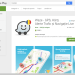 Aplicația Waze în Magazin Google Play
