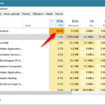 Sortarea aplicațiilor din Windows 10 după consumul de procesor