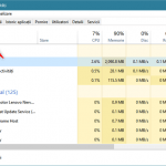 Fila Procese din Managerul de activități