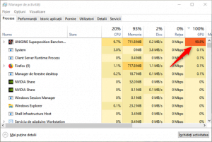 Identificarea aplicațiilor care consumă multe resurse GPU