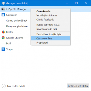 Cercetează orice aplicație căutând-o online