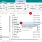 Fișierul Taskmgr.exe se găsește în folderul System32 din Windows