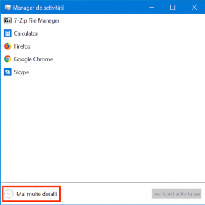 Experimentează versiunea completă a Managerului de activități