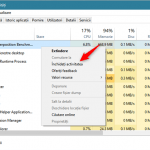 Închiderea unei aplicații care consumă toate resursele grafice