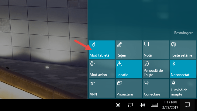 Windows 10, Meniul Start, ecran