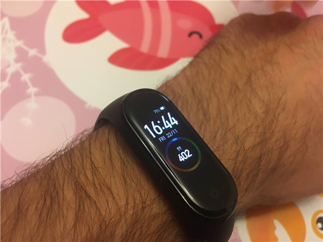 Ecranul principal de pe Xiaomi Mi Smart Band 4