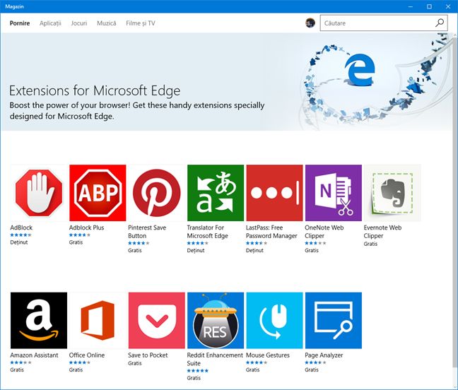 Microsoft Edge, caracteristici, slabe, Windows 10, browser, web