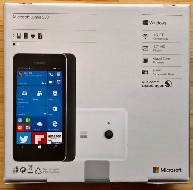 Microsoft Lumia 550, review, Windows 10 Mobile, recenzie, teste, performante, camera