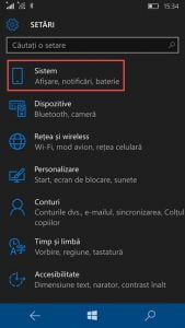 Windows 10 Mobile, proiecteaza, imagine, ecran, wireless, Miracast