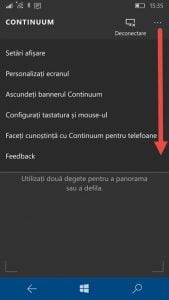 Windows 10 Mobile, proiecteaza, imagine, ecran, wireless, Miracast