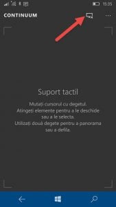 Windows 10 Mobile, proiecteaza, imagine, ecran, wireless, Miracast