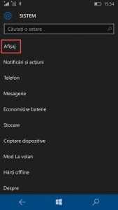 Windows 10 Mobile, proiecteaza, imagine, ecran, wireless, Miracast