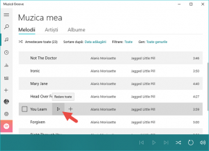 Windows 10, Muzica, Groove