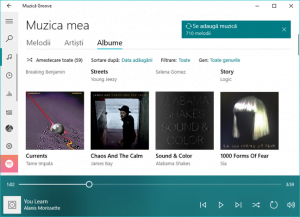 Windows 10, Muzica, Groove