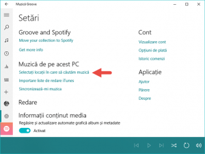 Windows 10, Muzica, Groove