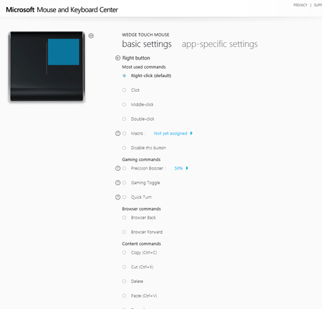 recenzie, dispozitiv, microsoft wedge touch, maus, mouse