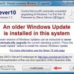 Never10, blocheaza, upgrade, actualizarea, Windows 10, mesaje, reclame