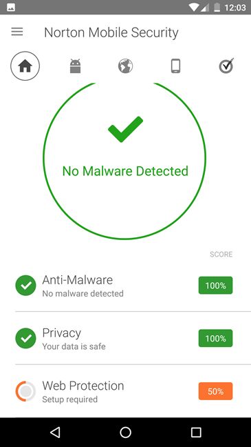Norton Security and Antivirus, Android, Norton Mobile Security