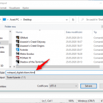 Salvarea unui document ca fișier HTML cu Notepad