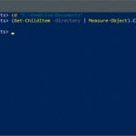 Utilizarea PowerShell pentru a număra subfolderele unui folder