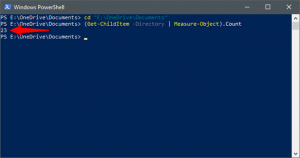 Utilizarea PowerShell pentru a număra subfolderele unui folder