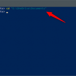Utilizarea Powershell pentru a ajunge la un anumit folder