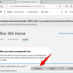 Descărcarea Office 365 pe 64 de biți