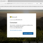 Autentificarea la contul tău Microsoft