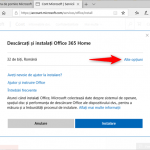 Alegerea altor opțiuni în locul opțiunii standard Office 365 pe 32 de biți