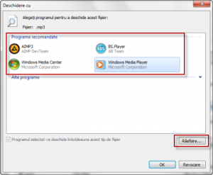 programe implicite, default, asociere, tip fisier