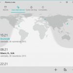 Windows 10, ceas, international, alarme, timp, ora, orase, glob