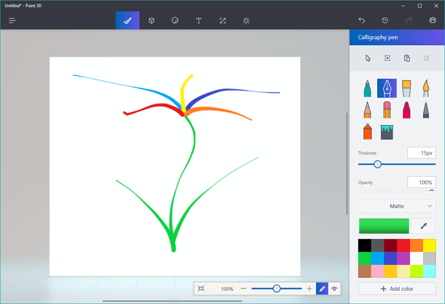 Windows 10, Paint 3D