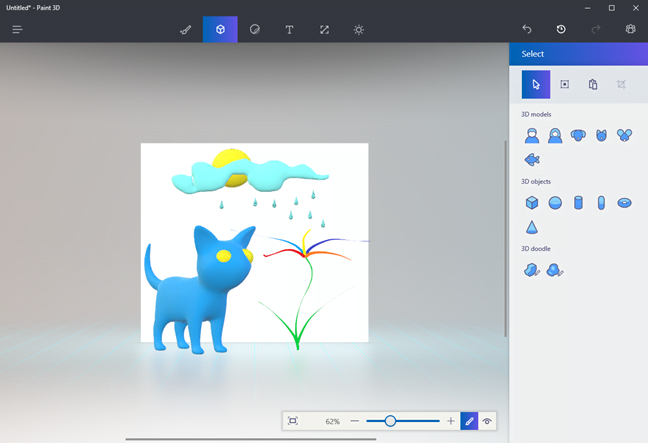 Windows 10, Paint 3D