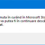 Alertă de produs despre Paint care se mută în Microsoft Store
