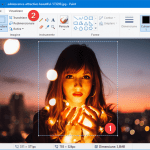 Trunchierea unei imagini în Paint