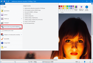 Încarcă o imagine în Paint de la un scaner sau o cameră digitală