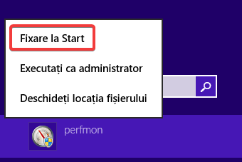 Fixare la Start în Windows 8.1