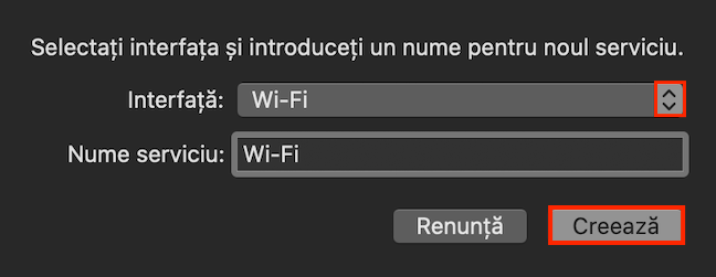 Adaugă Wi-Fi la lista de rețele