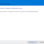 Repornește pentru a finaliza instalarea modificărilor