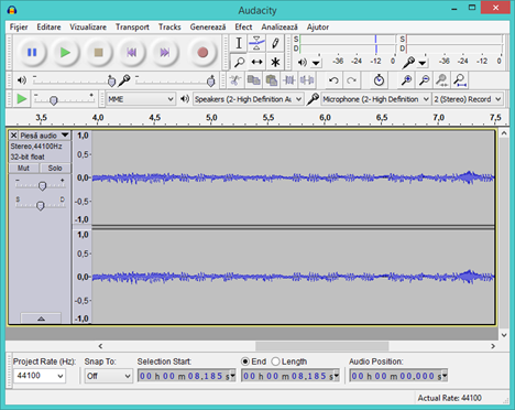 Sound Recorder, alternative, reportofon, sunet, inregistrare, Audacity