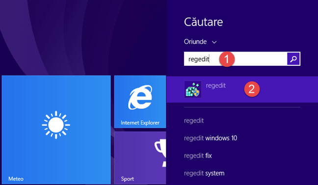 Windows, Registry Editor