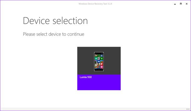 reinstaleaza, restaureaza, Windows Phone 8.1, Windows 10 Mobile, Windows Device Recovery Tool