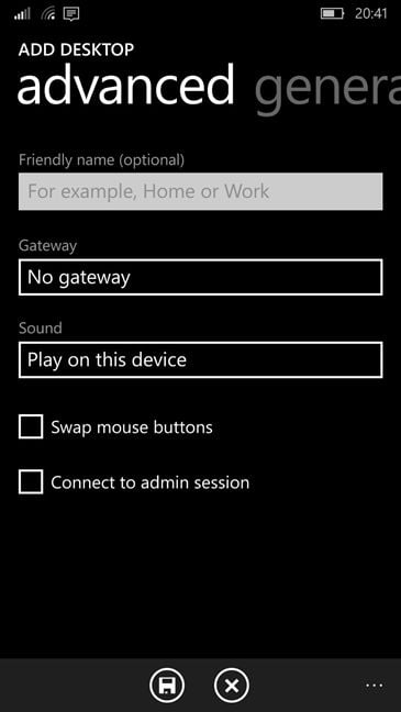 Microsoft Remote Desktop, aplicatie, conexiune, distanta, retea, Windows Phone, Windows 10 Mobile