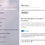 Permite aplicațiilor să îți acceseze microfonul
