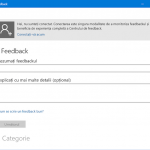 Centrul de feedback te ajută să îți împărtășești părerea
