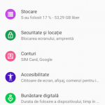 Accesează Sistem în Setări Android