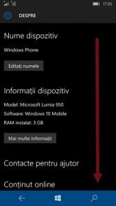 Windows 10 Mobile, reseteaza, setari, fabrica, initiale, Microsoft, Lumia