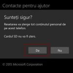 Windows 10 Mobile, reseteaza, setari, fabrica, initiale, Microsoft, Lumia