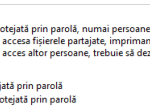 Particularizare setari de retea si partajare Windows 7